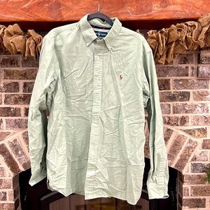 Ralph Lauren XL mens light green button up